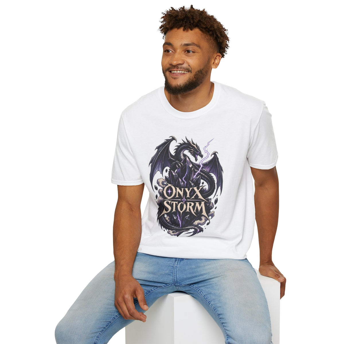 Onyx Storm | Fantasy Book Readers Dragon T-Shirt
