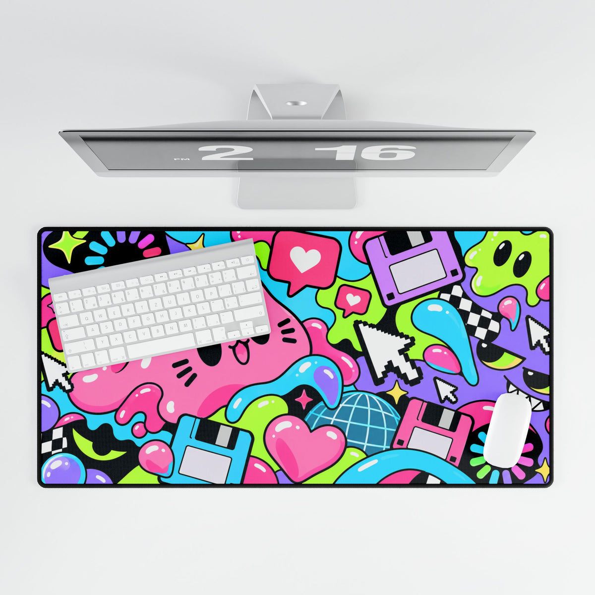 Mouse pad | Internet Jelly: Quirky Internet Art Desk Mat