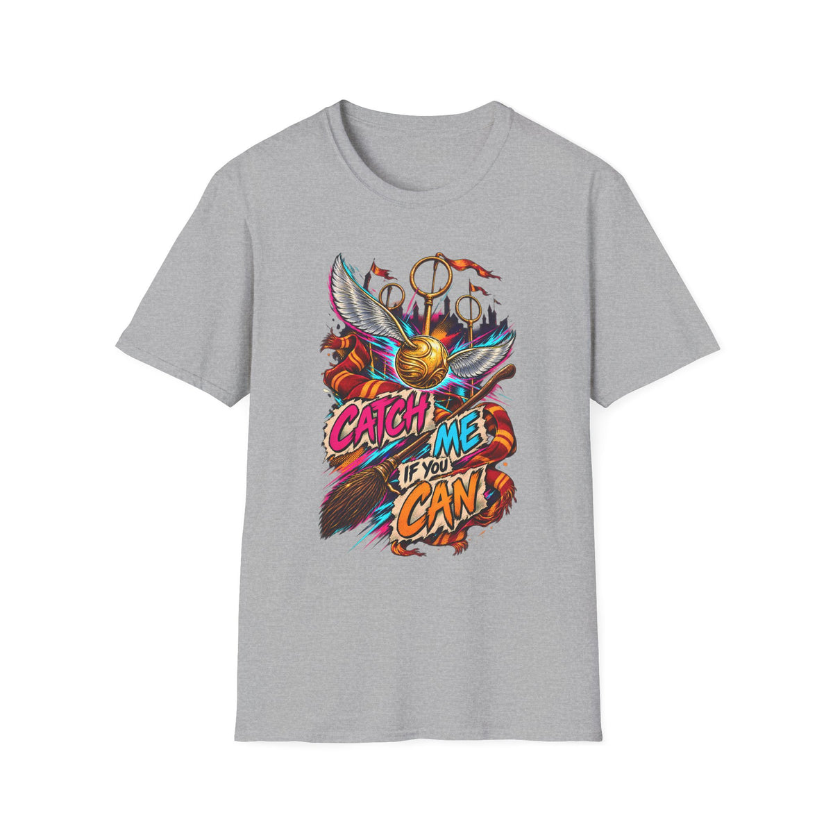 Catch Me If You Can | Golden Snitch Quidditch | Harry Potter T-Shirt
