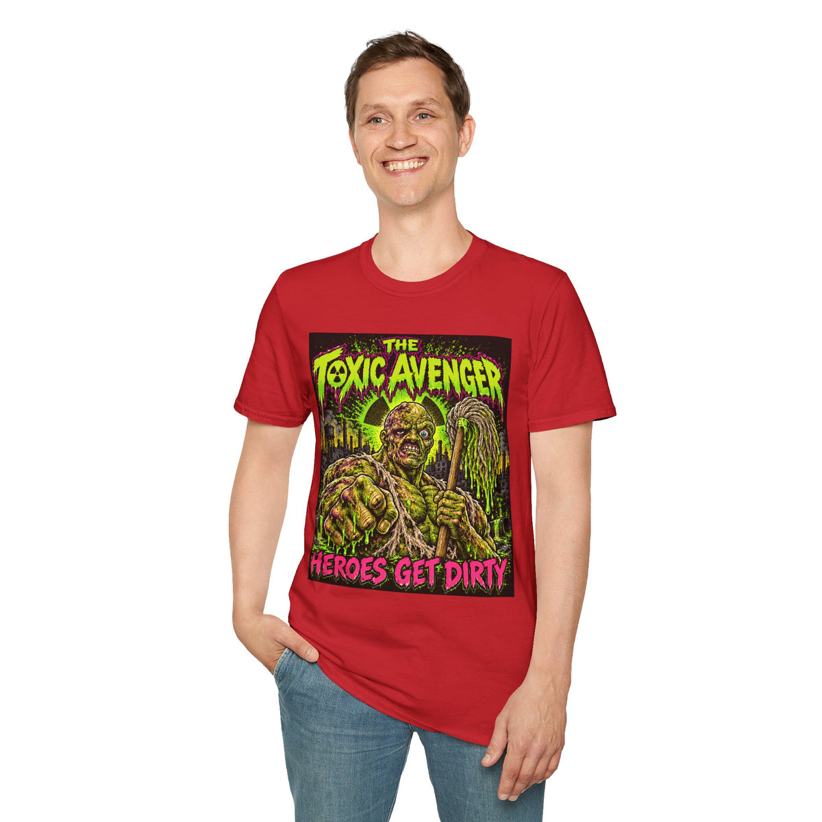 T-Shirt — The Toxic Avenger Graphic Tee (“Heroes Get Dirty”)