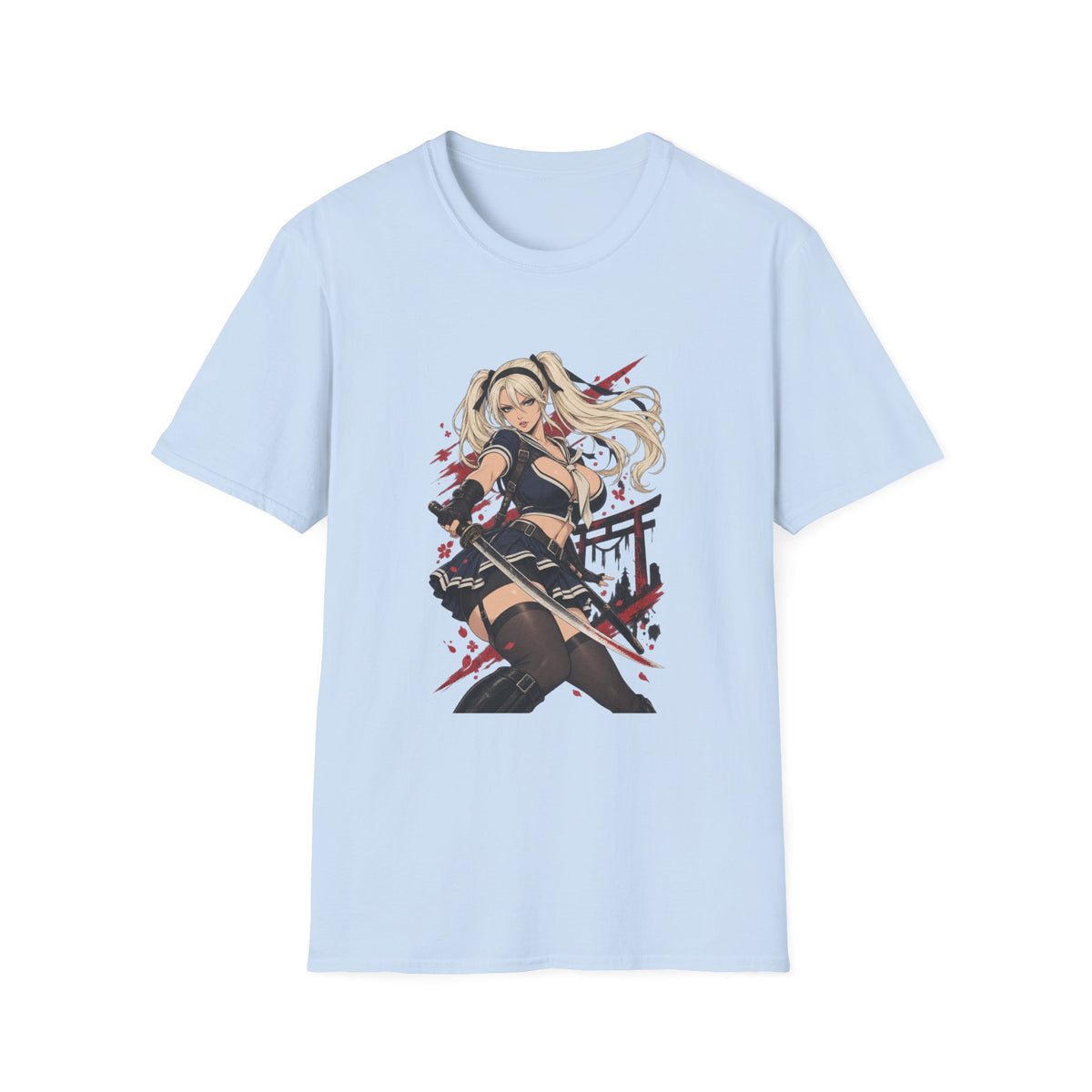 Babydoll | Sexy Sucker Punch Anime Ninja Samurai Pin Up Girl Graphic T-Shirt