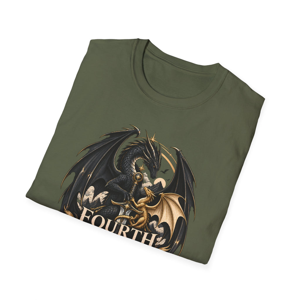 Fourth Wing | Book Inspired Dragon Logo | Fantasy Book T-Shirt