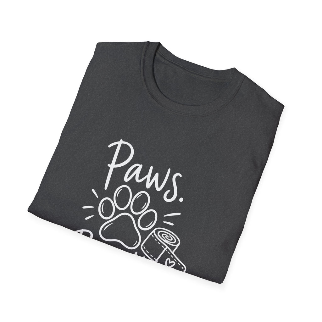 Vet Gift | Animal Lover Gift | Paws. Breathe. Repeat. | Graphic Tee