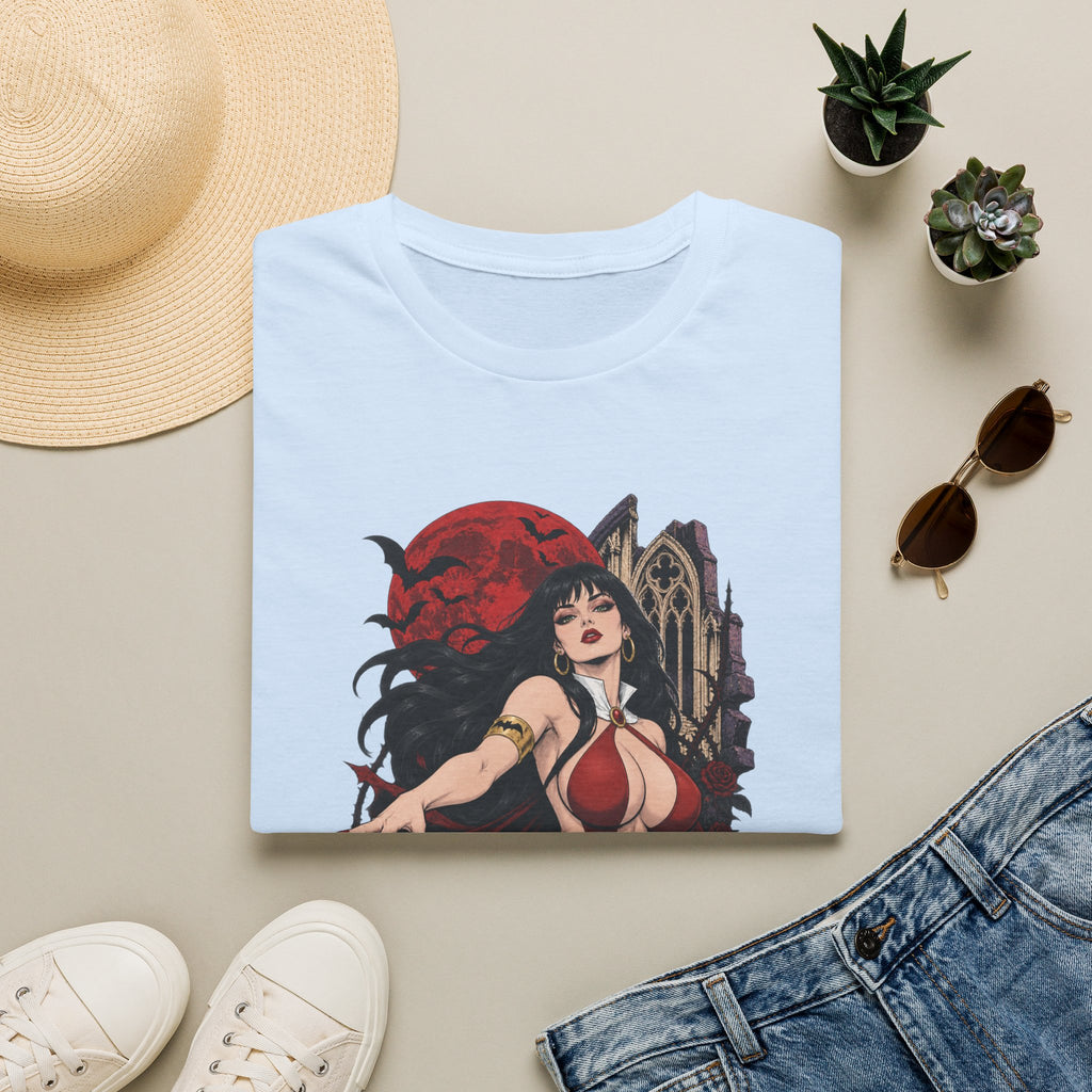 Vampirella | Sexy Vampire Queen | Pin Up Girl | Sexy Halloween Graphic T-Shirt
