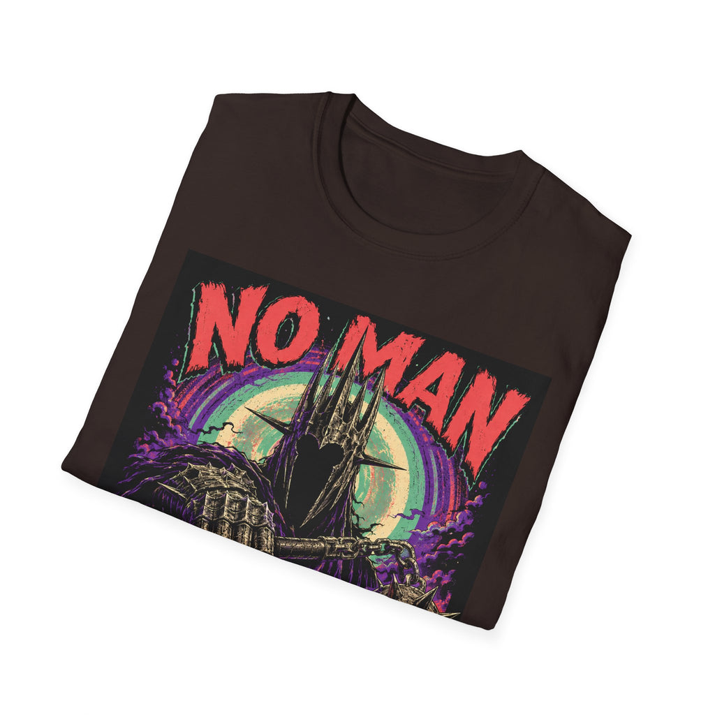 No Man No Problem T-Shirt — Retro Gothic Castle Graphic Tee
