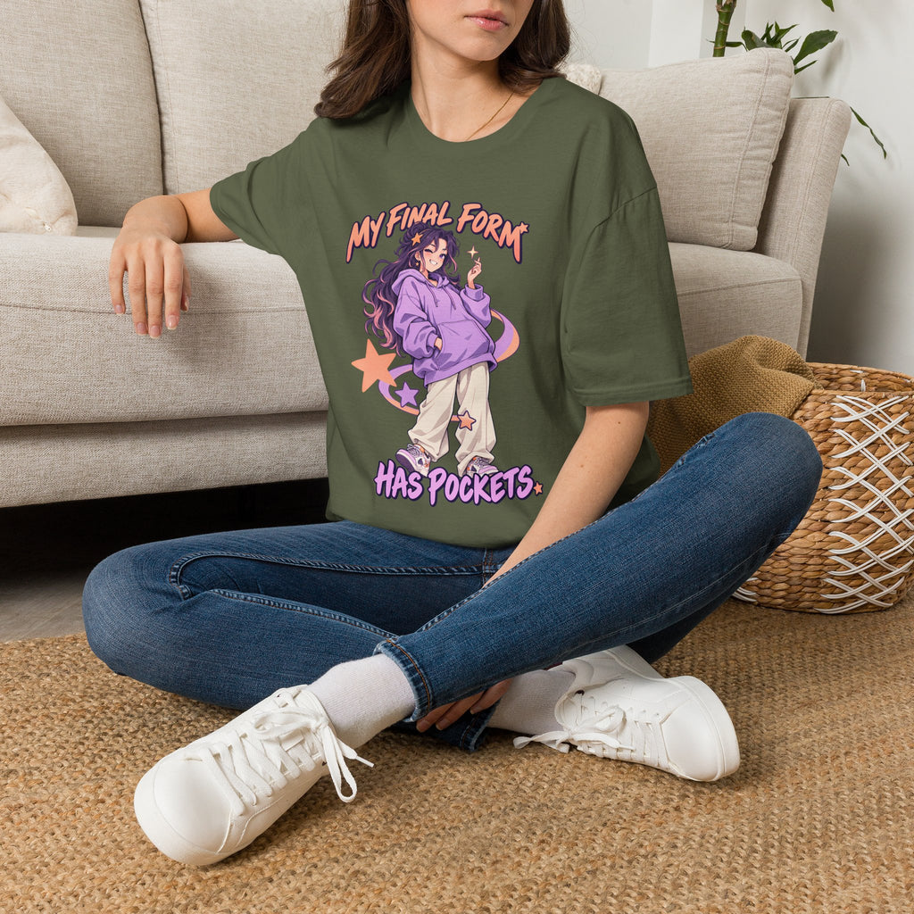 My Final Form Has Pockets | Cute Anime Girl Graphic Tee