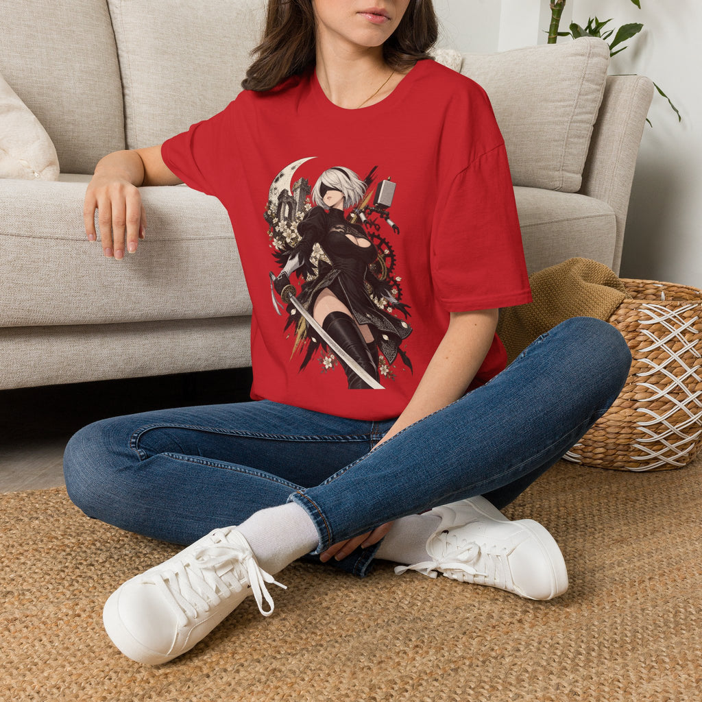 2B | Nier Automata | Anime Swordgirl Pin Up T-Shirt