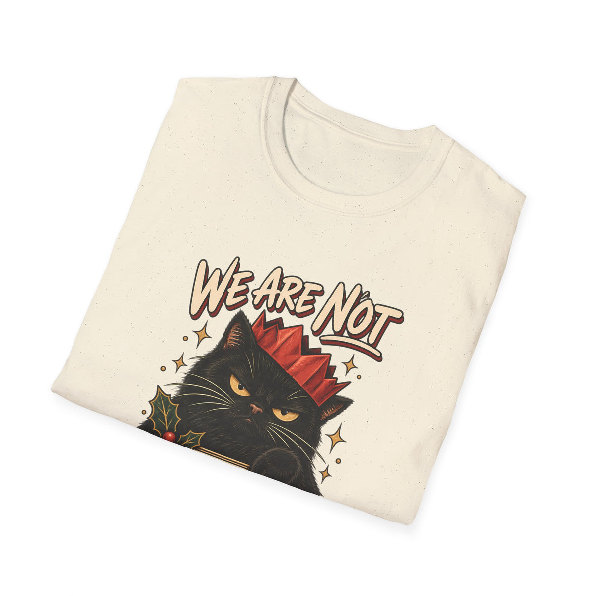 We Are Not Skipping Mariah | Mariah Carey Cat Fan Christmas Holiday Tee