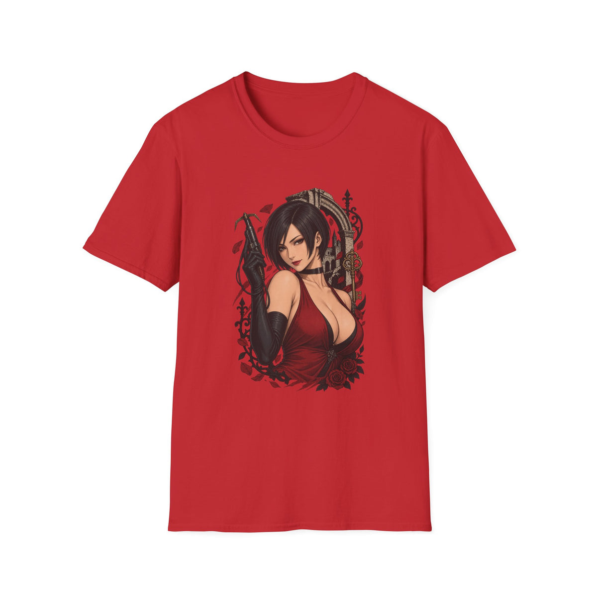 Ada Wong | Residsent Evil Gothic Anime Pin Up Girl T-Shirt