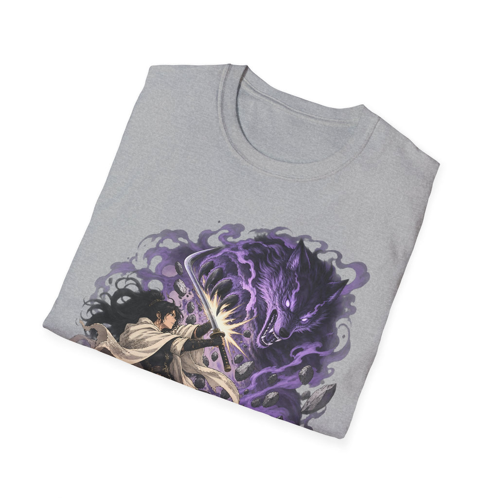 Trial of the Wolf | Samurai Anime Storm Warrior T-Shirt