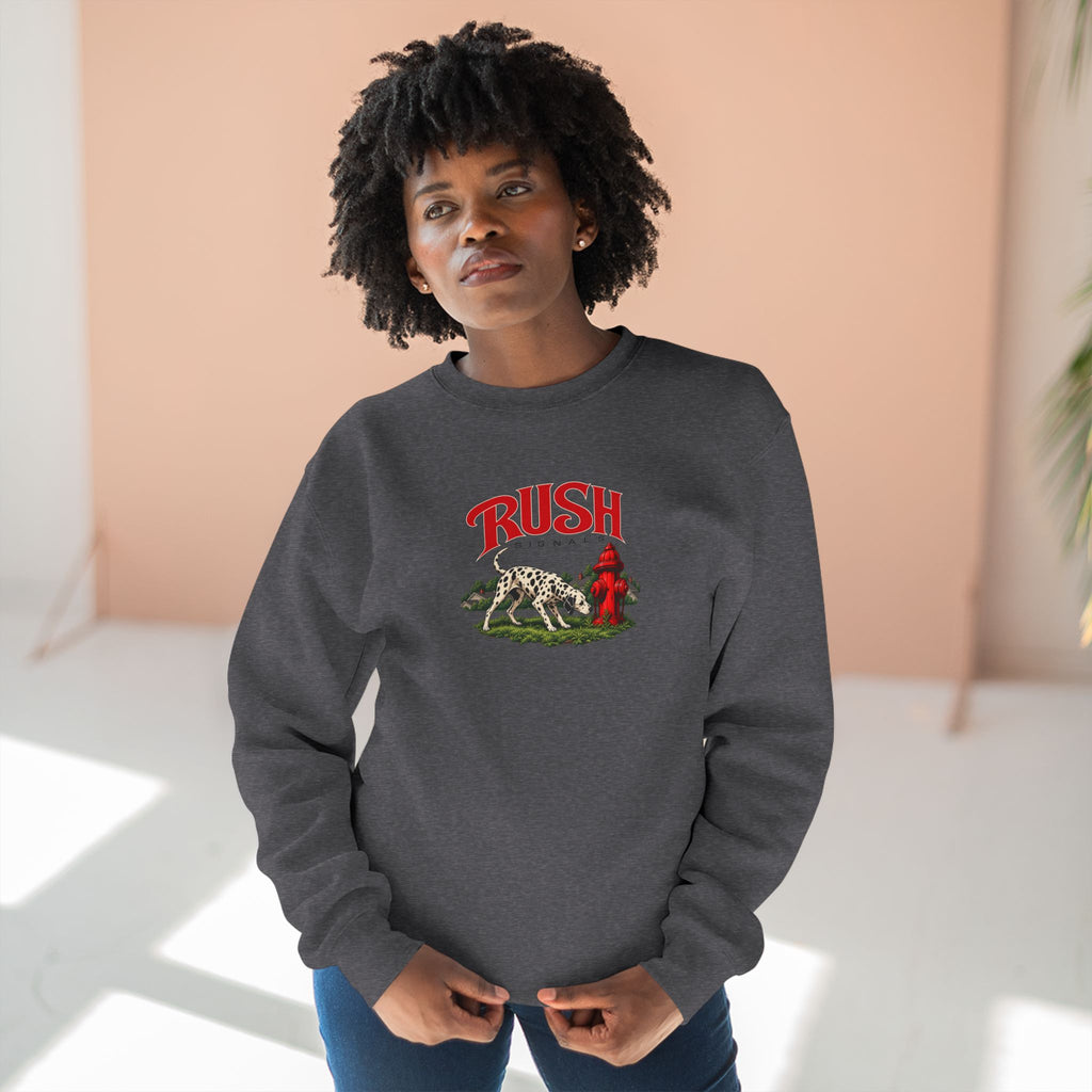 Rush | Signals | Dog & Fire Hydrant Prog Band Crewneck Sweatshirt