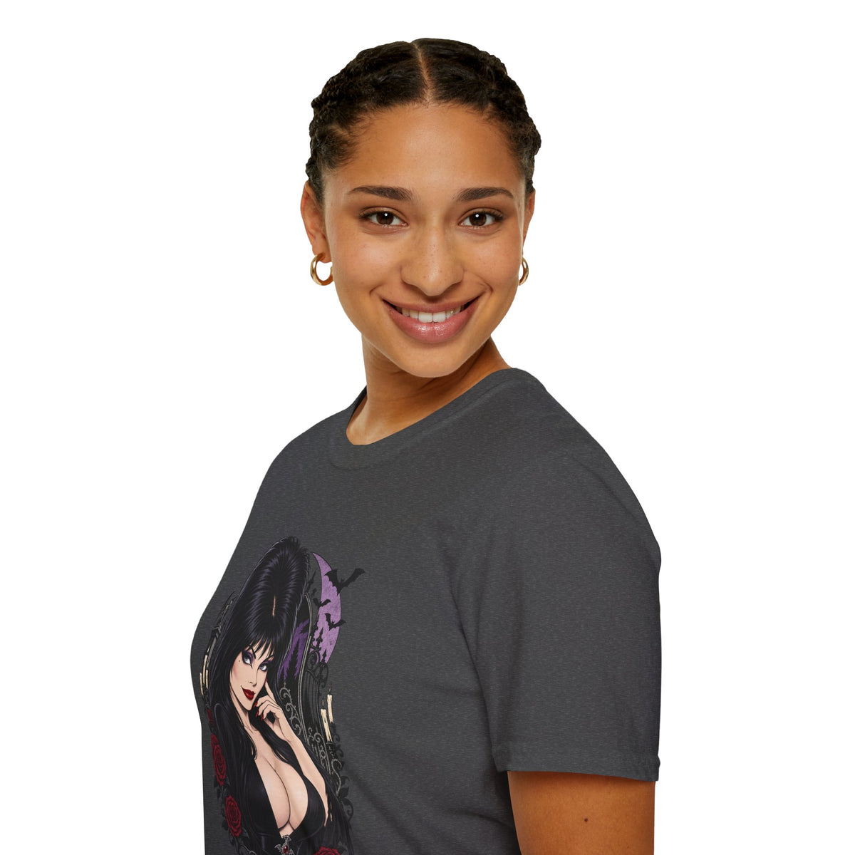 Elvira | Mistress of the Dark | Gothic Vampyress Pinup Girl | Sexy Halloween T-Shirt