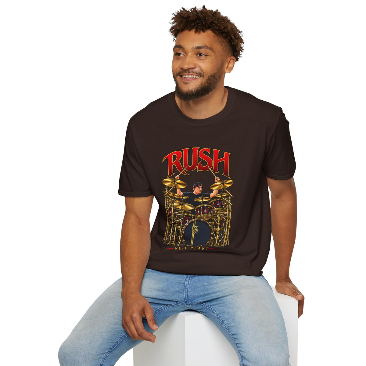 Rush | Neil Peart Drum Solo | Prog Rock Drummer Graphic T-Shirt