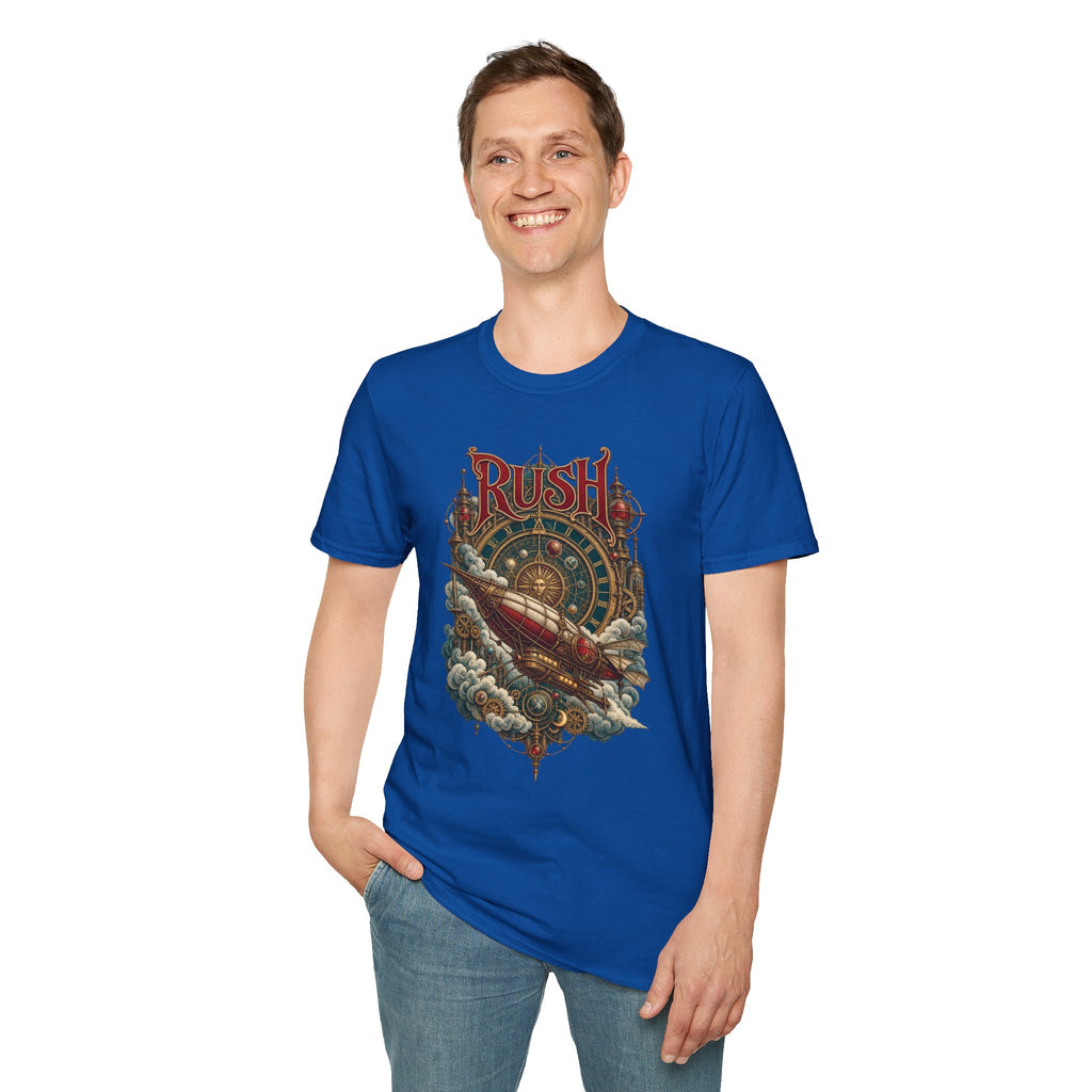Rush | Clockwork Flight | Prog Band Airship T-Shirt