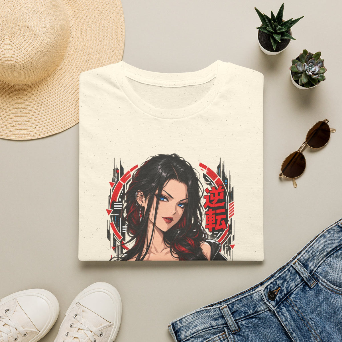 Ruby | Sexy Anime Pin Up Girl Graphic T-Shirt