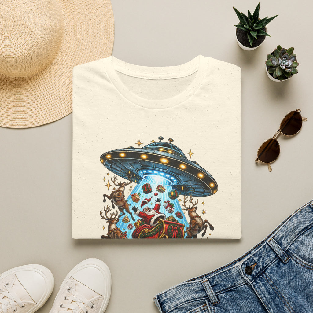 UFO Christmas | Season’s Greetings Earthlings UFO Christmas T-Shirt