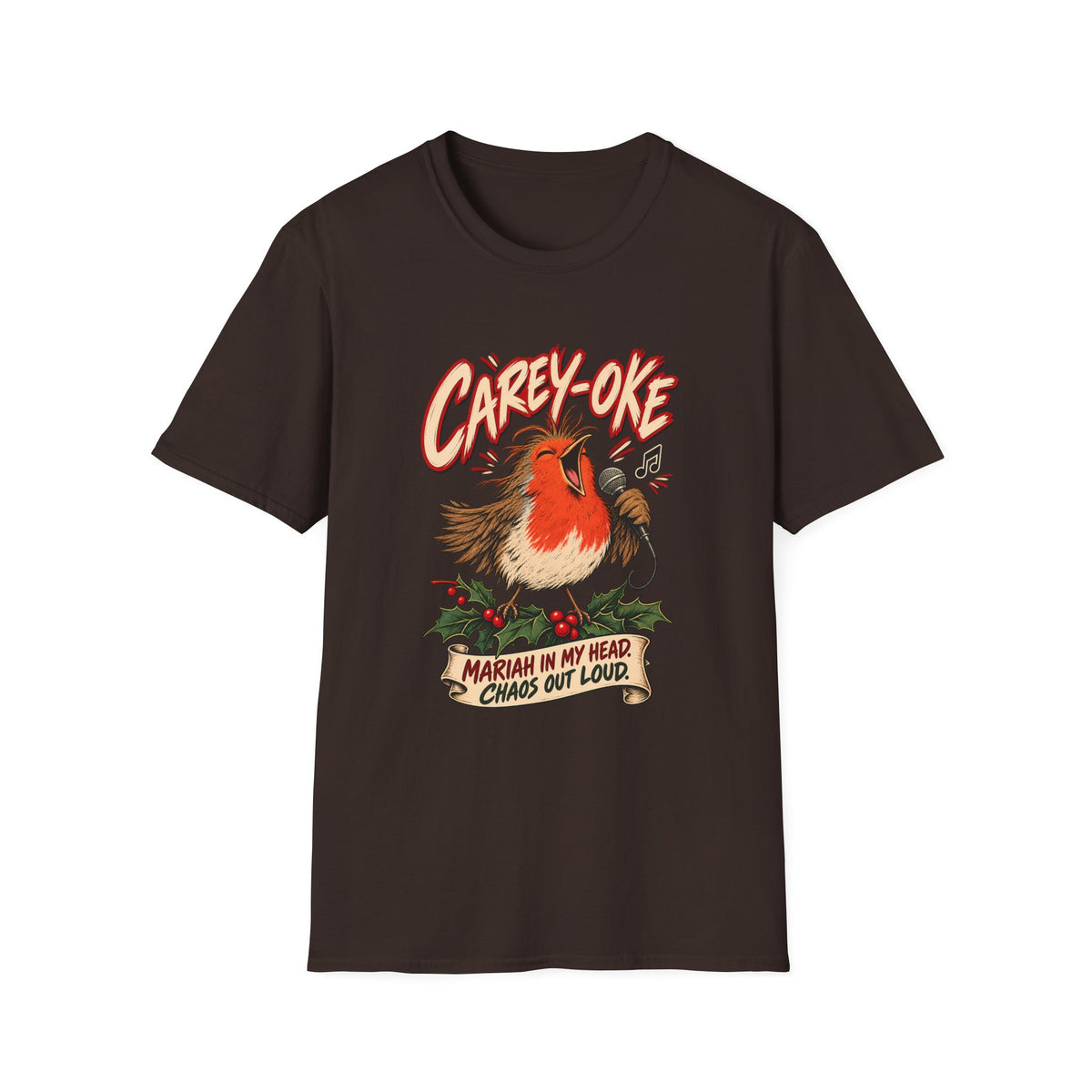 Robin 'Carey-oke' T-Shirt | Mariah in My Head Funny Holiday Tee