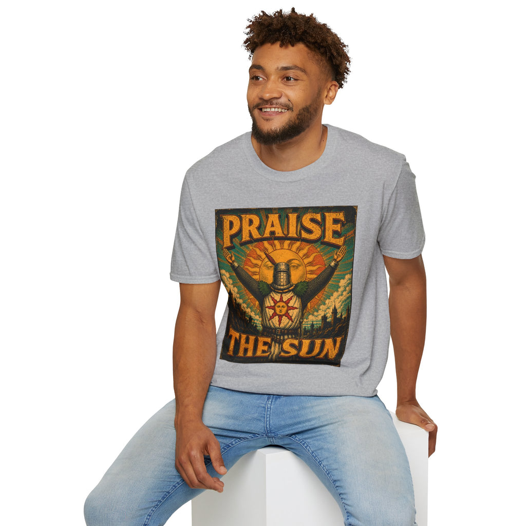 Praise the Sun T-Shirt — Dark Souls-Inspired Gaming Tee