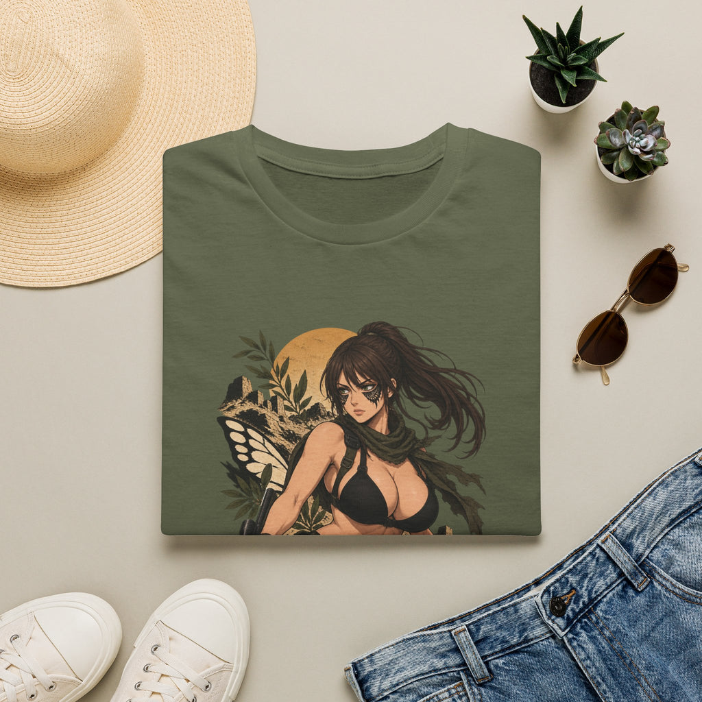 Quiet | Sexy Metal Gear Pin Up Girl | Anime Style Sniper Girl T-Shirt
