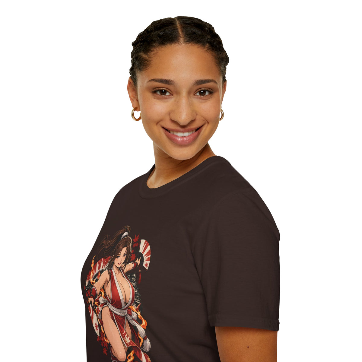 Mai Shiranui | Fatal Fury | Anime Style Pin up Girl Warrior T-Shirt
