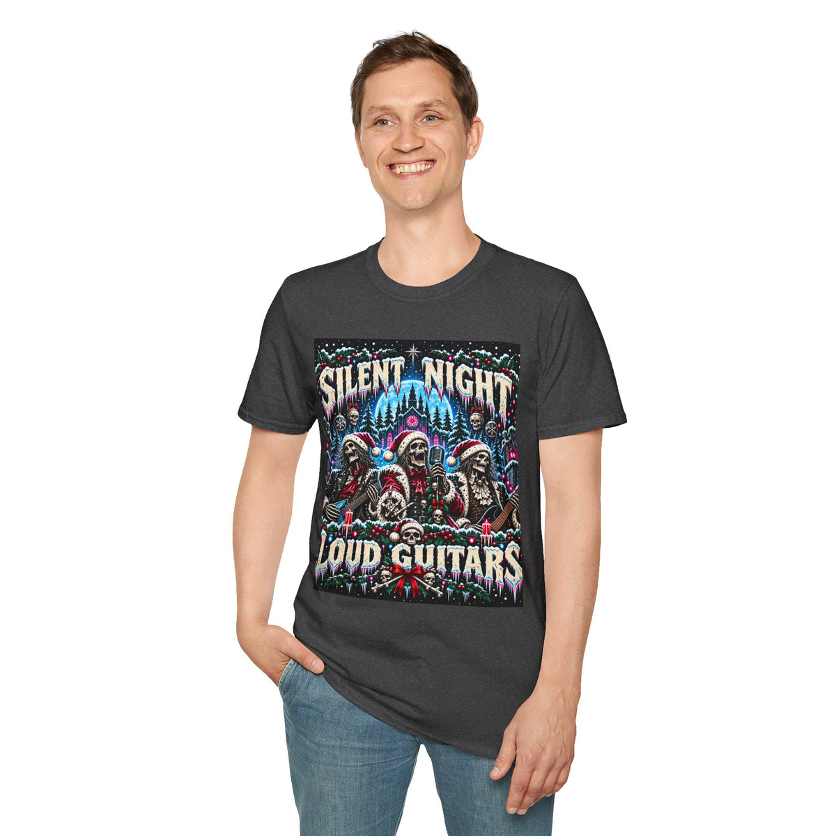 Silent Night Loud Guitars T-Shirt