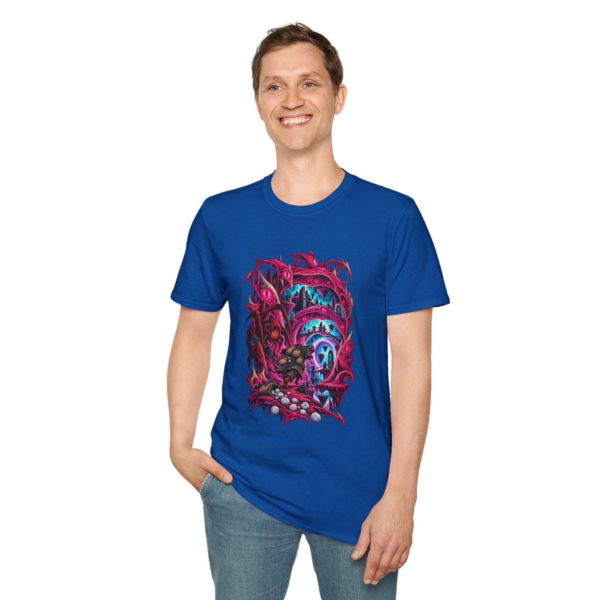 Abyssal Runecrafting | OSRS | Runescape | Psychedelic Portal Graphic T-Shirt