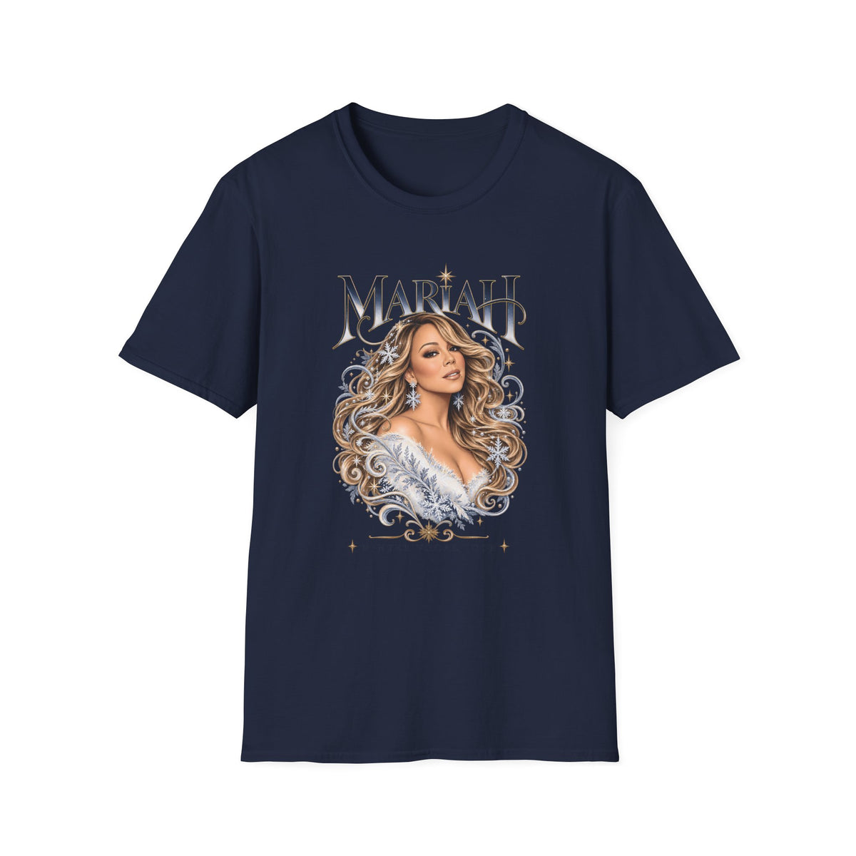 Mariah Carey Portrait T-Shirt | Classic Diva Holiday Pop Tee