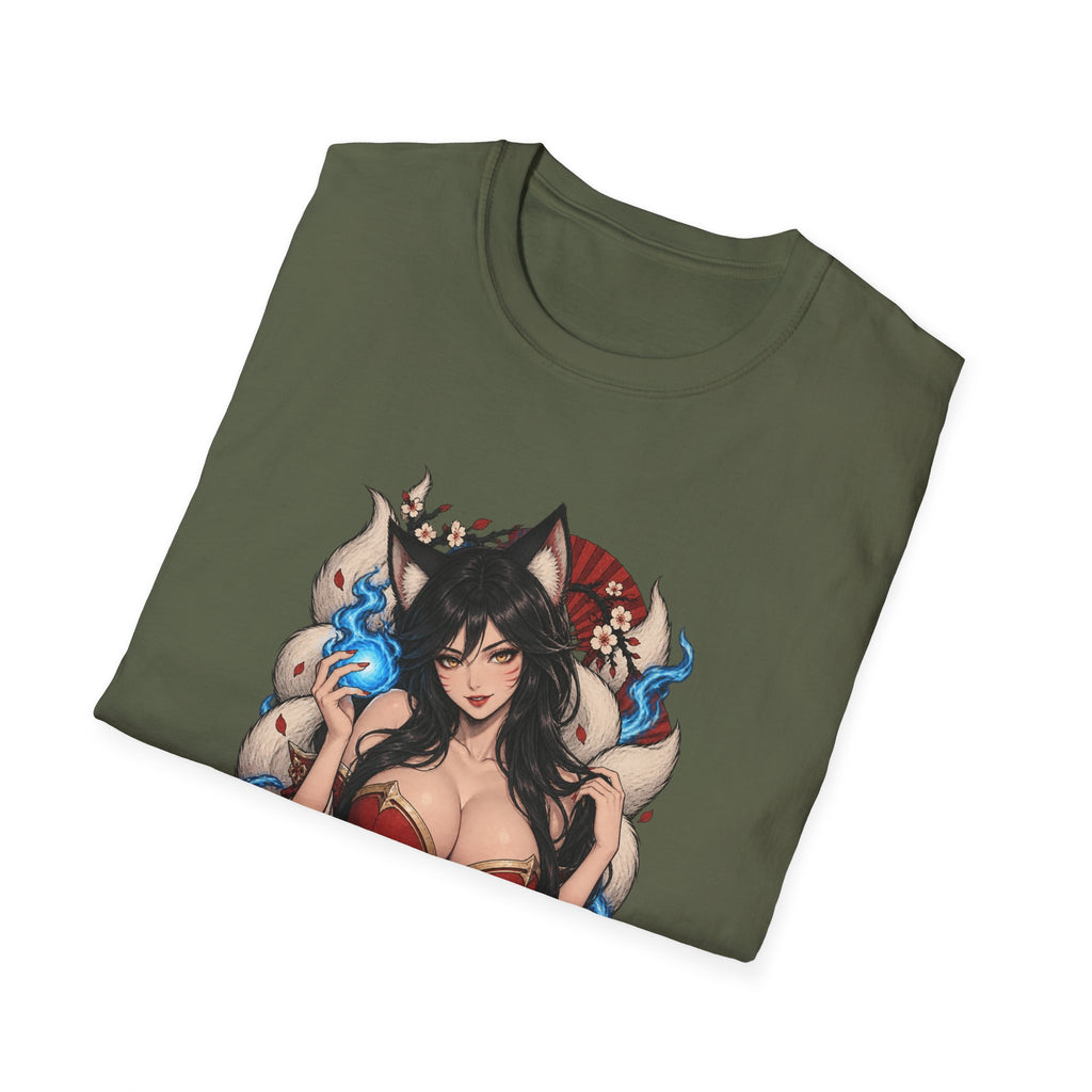 Ahri | League of Legends | Anime Pin Up Kitsune Girl T-Shirt