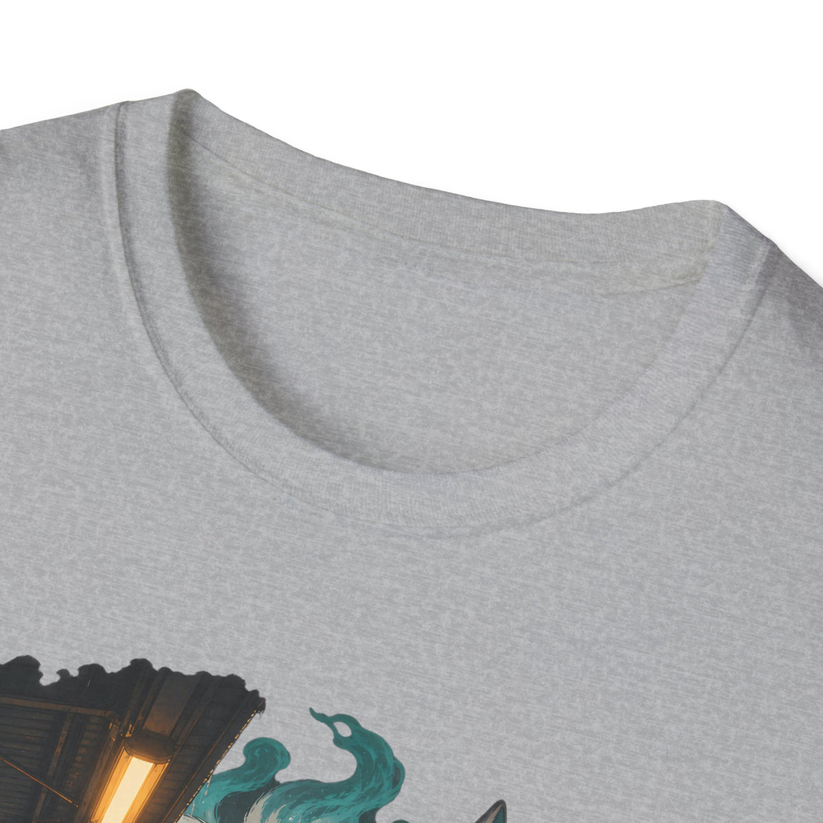 Wolf in the Rain | Last Train Home T-Shirt | Urban Nightscape Graphic Tee