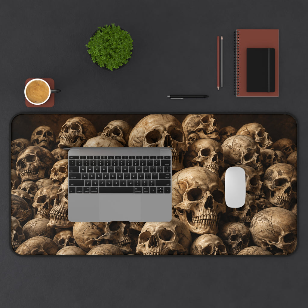 Realistic Bone Ossuary | Antique Skull Still Life Art