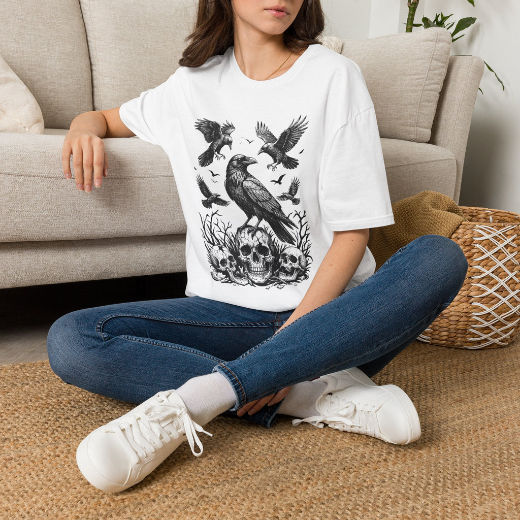 Murder of Crows - Gothic / Dark Fantasy Crow T-Shirt