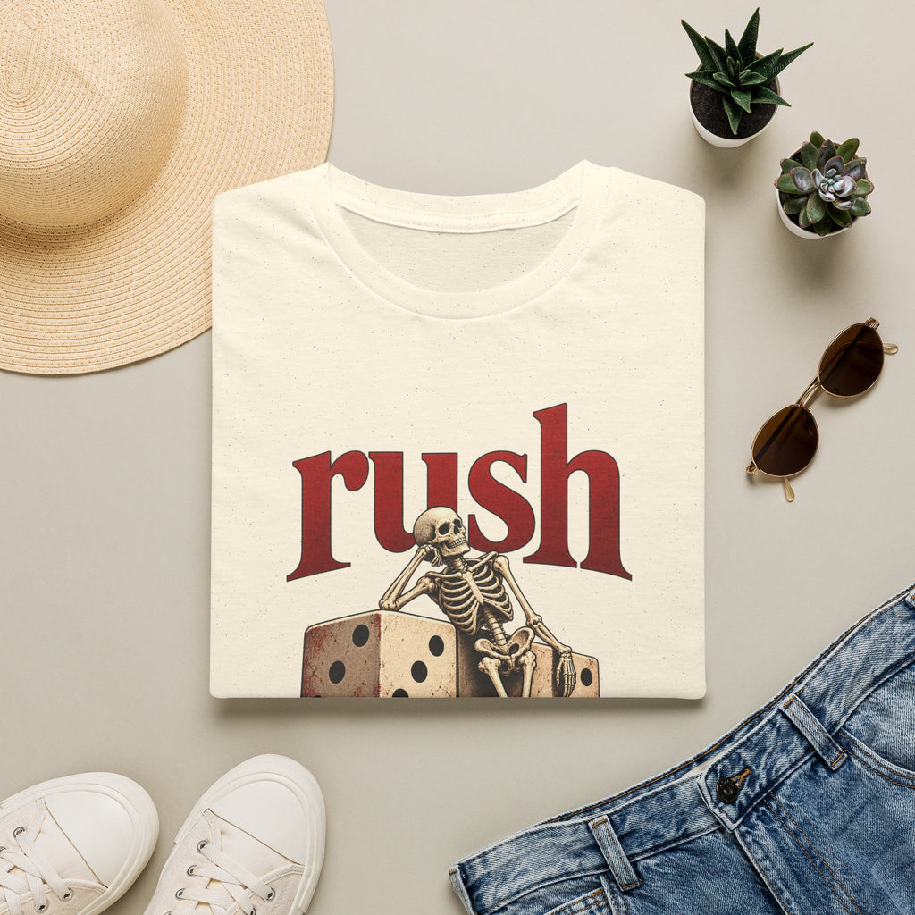 Rush | Roll the Bones | Dice Skeleton Prog Band T-Shirt