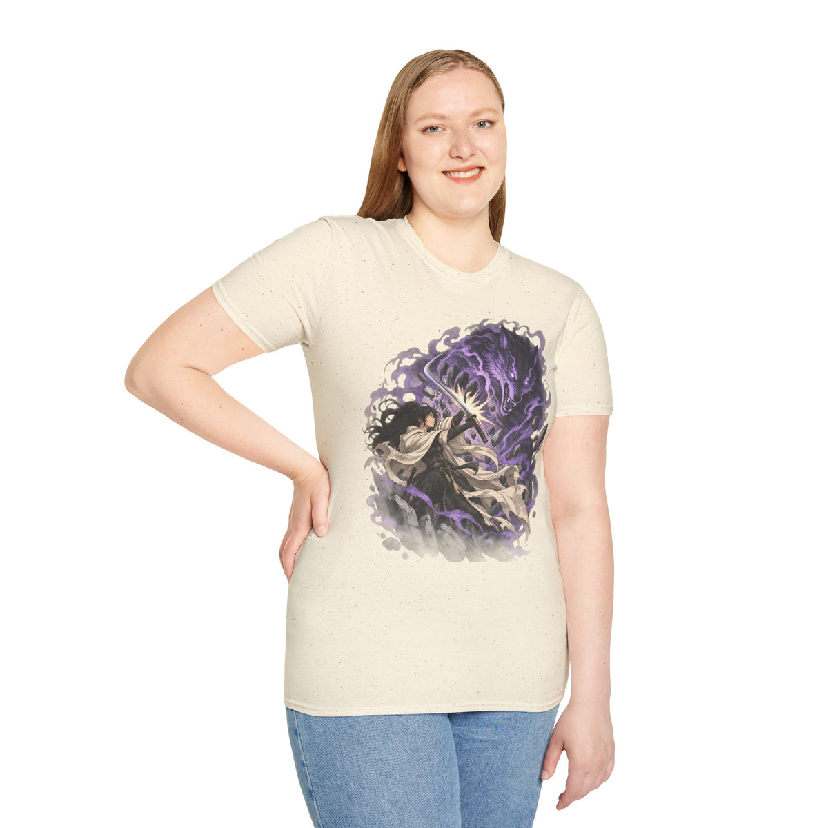 Trial of the Wolf | Samurai Anime Storm Warrior T-Shirt