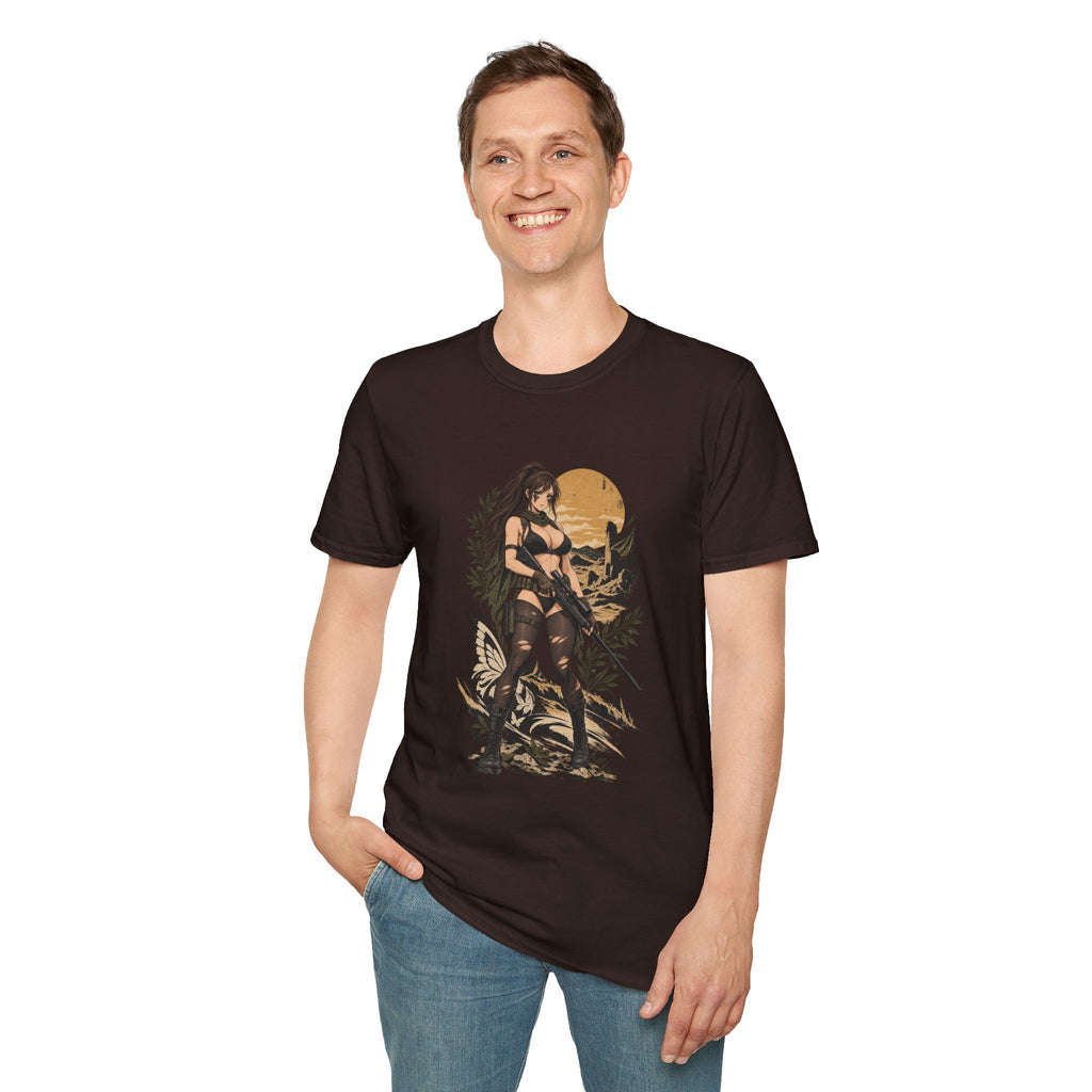 Quiet | Metal Gear | Sexy Sniper Pin up Fantasy Warrior Woman T-Shirt