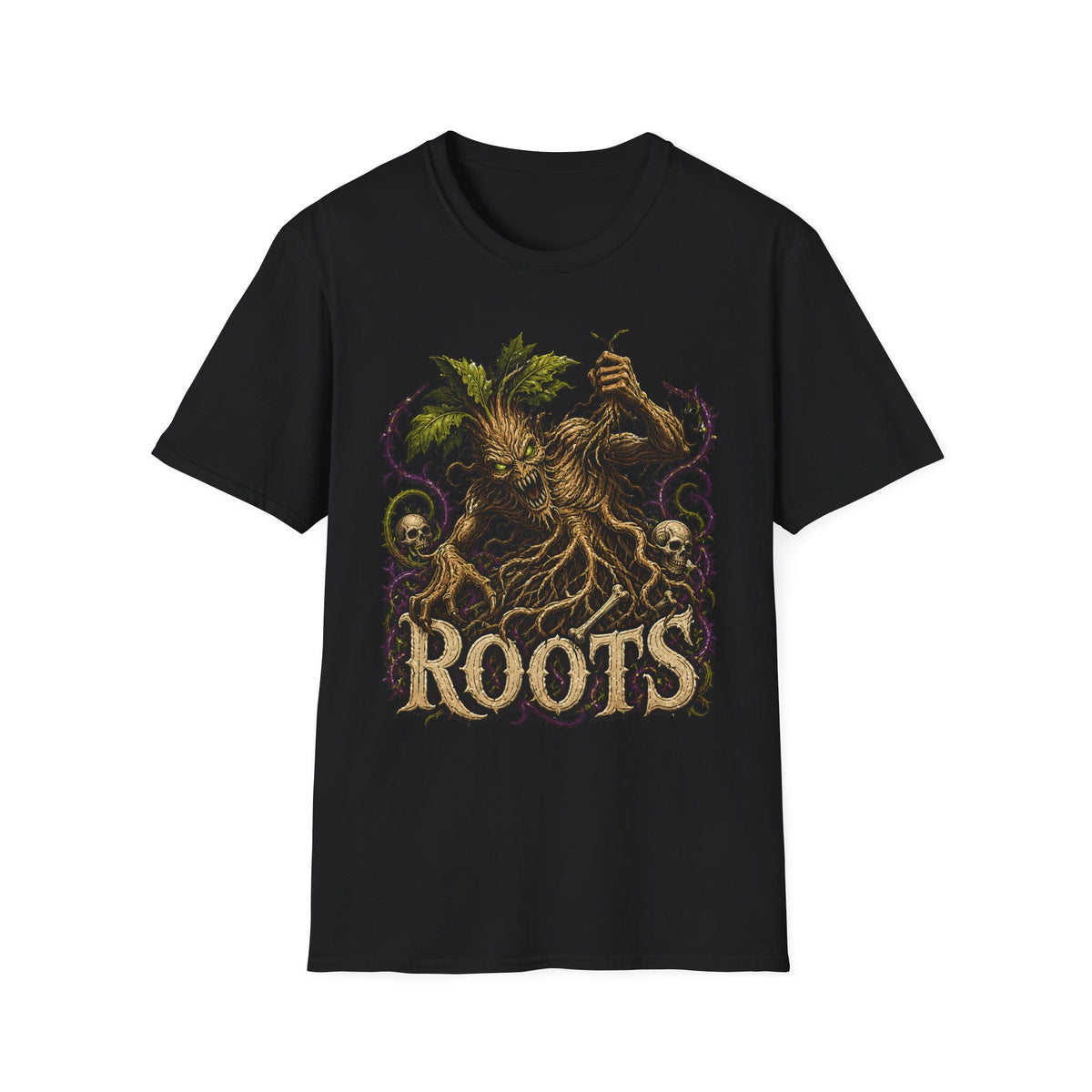 Roots Tree Creature T-Shirt - Mythic Ent Woodland Graphic Tee