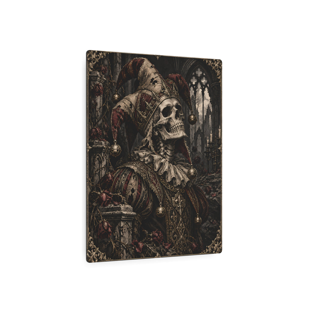 Metal Art Sign | Gothic Jester | Occult Wall Art