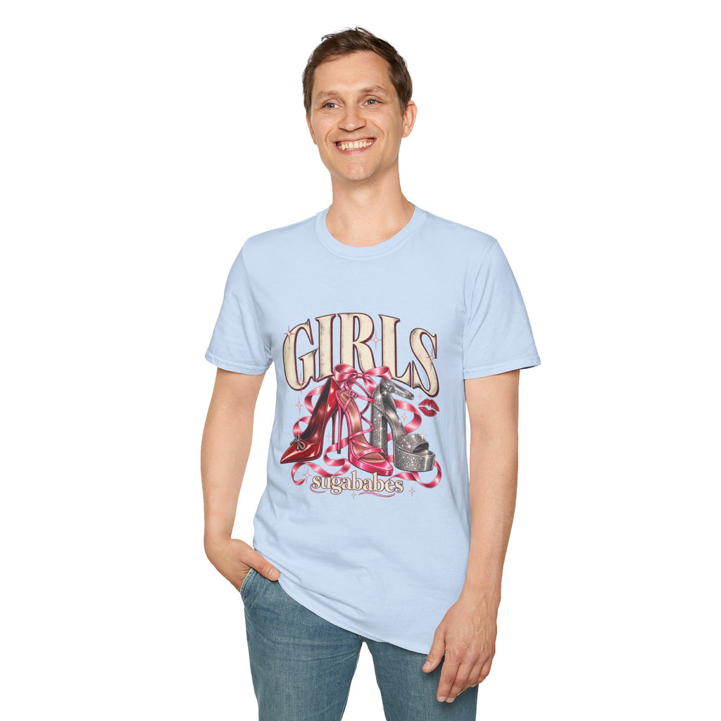 Sugababes |  Red Heels & Ribbons | Girls Night T Shirt