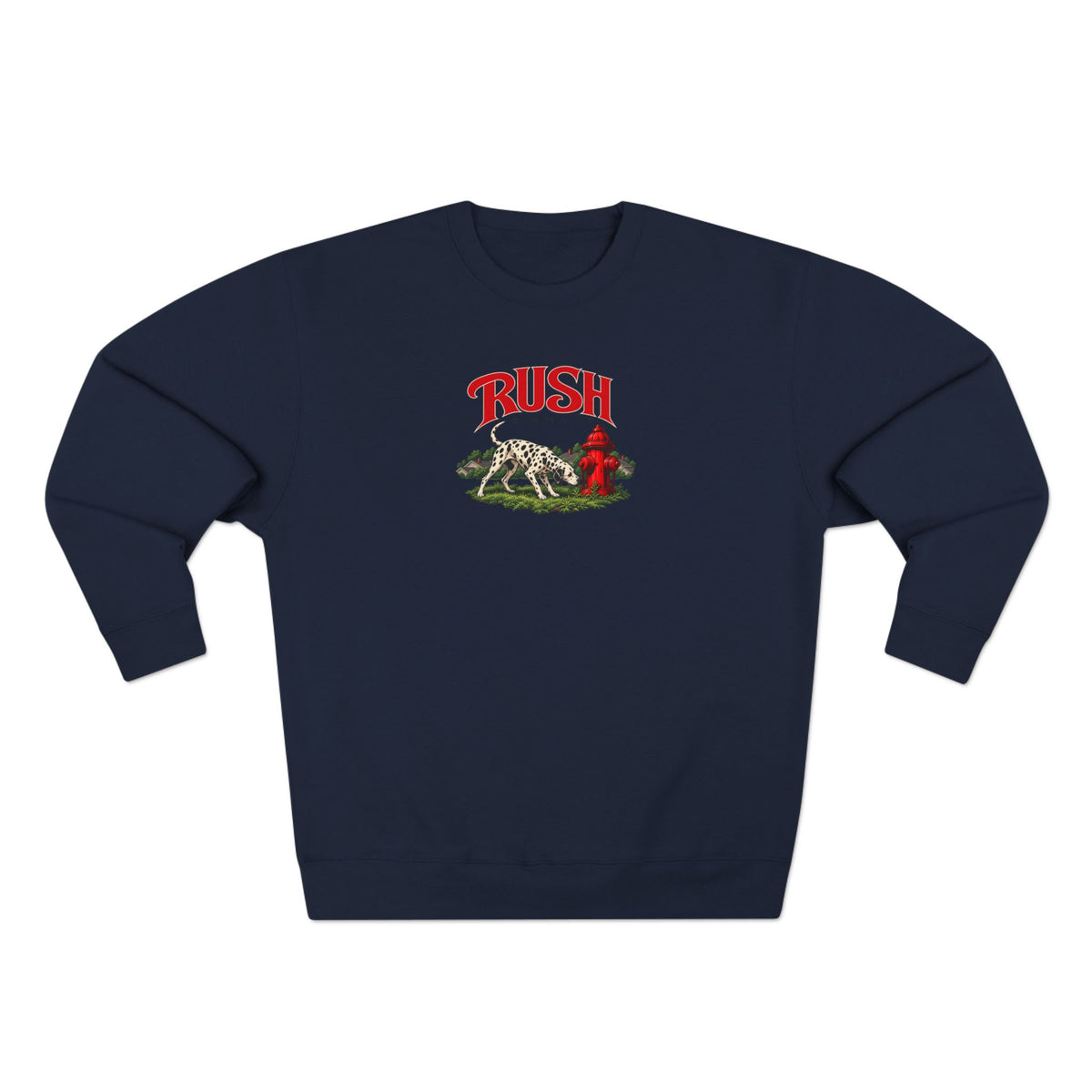Rush | Signals | Dog & Fire Hydrant Prog Band Crewneck Sweatshirt