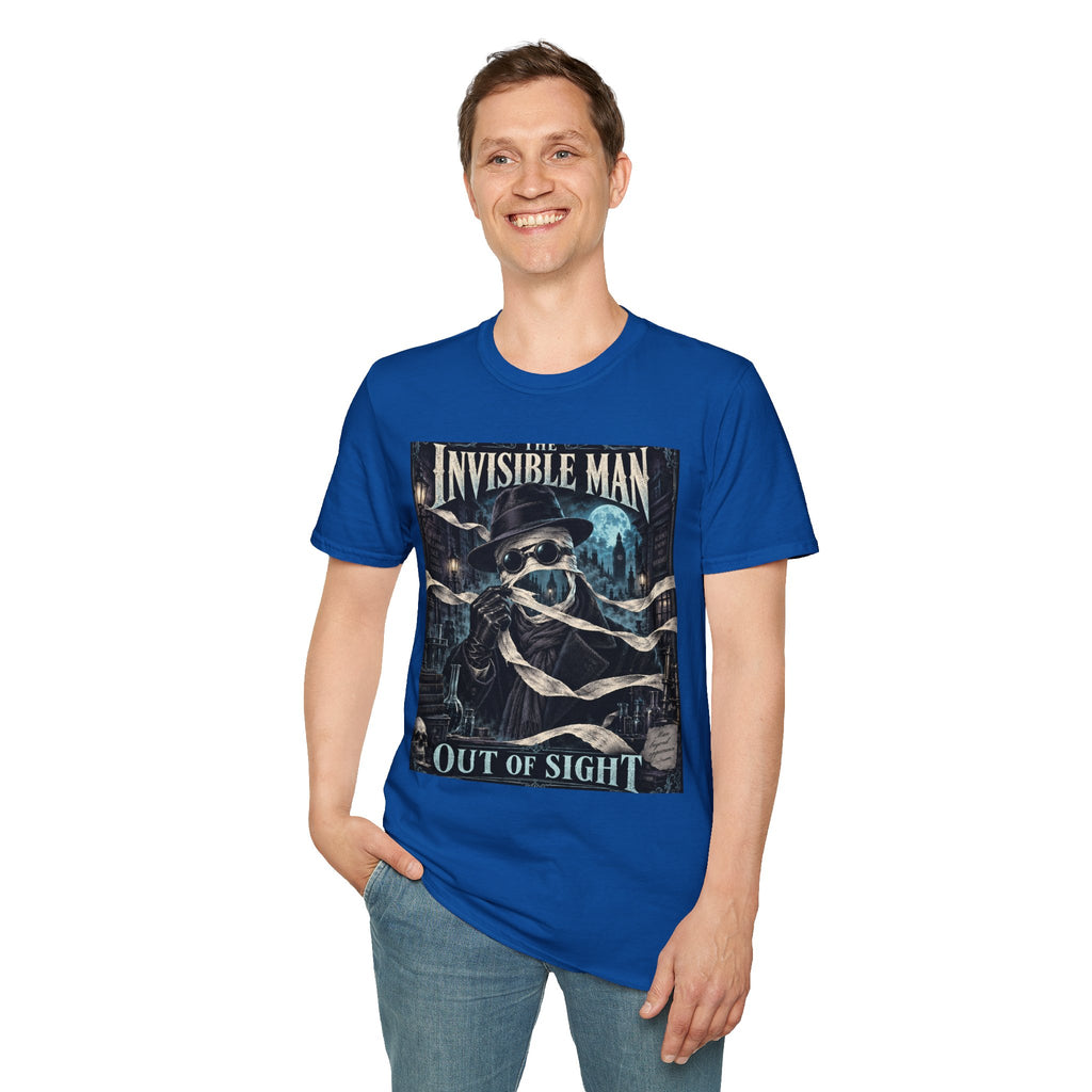 Invisible Man Graphic T-Shirt — Vintage Horror Novel Design