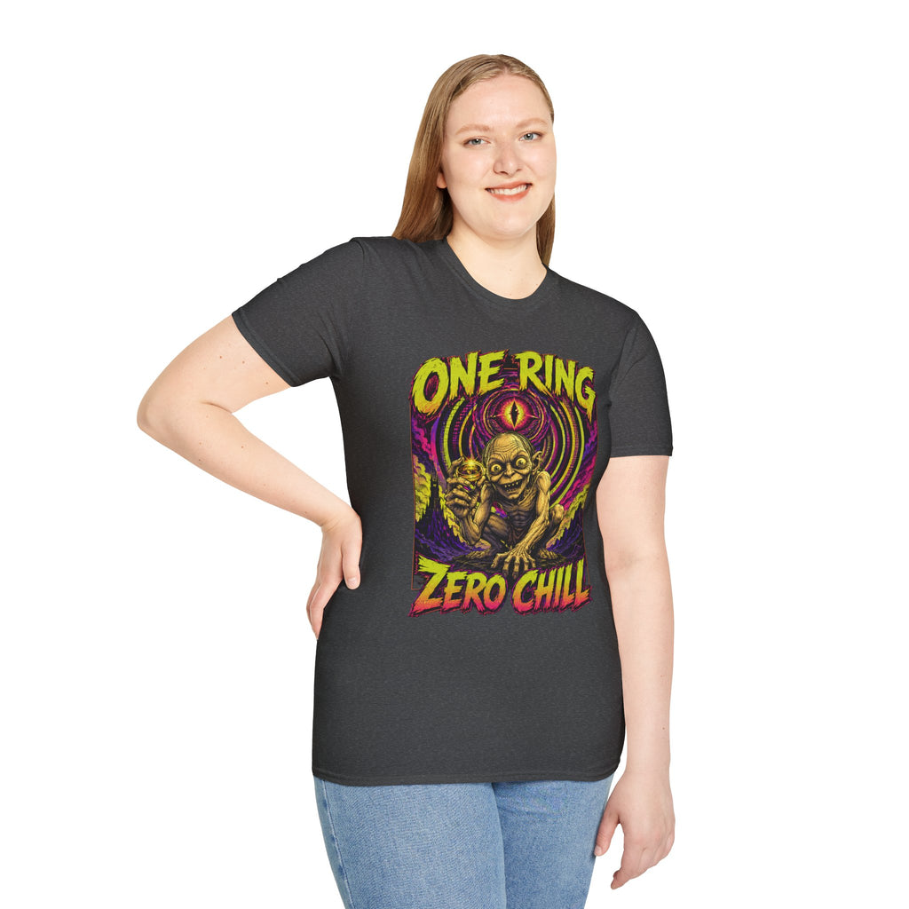 One Ring Zero Chill T-Shirt — Gollum Fantasy Horror Graphic Tee