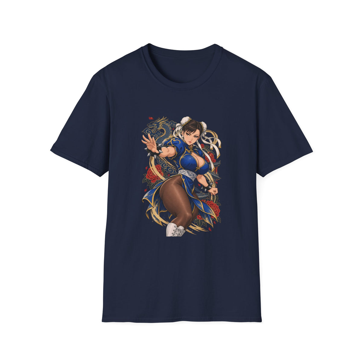 Chun Li | Street Fighter Videogame Fan Anime Pin Up Girl Graphic Shirt