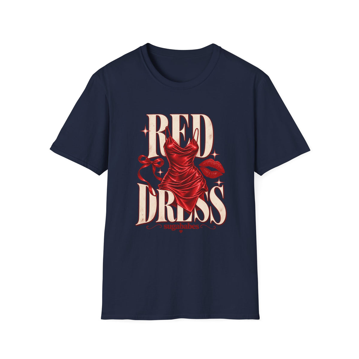 Red Dress | Sugababes Retro Pinup Graphic T Shirt