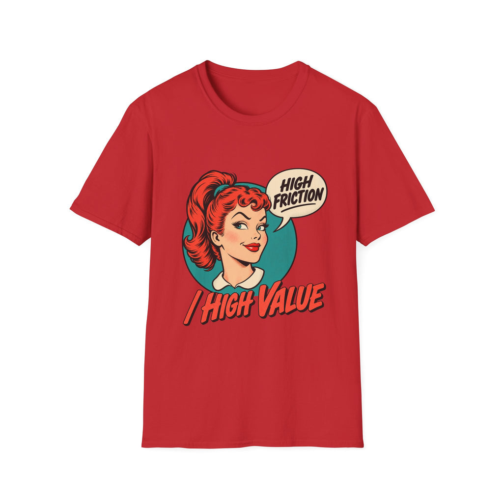 Retro Pin-Up | High Friction  High Value | Graphic Tee