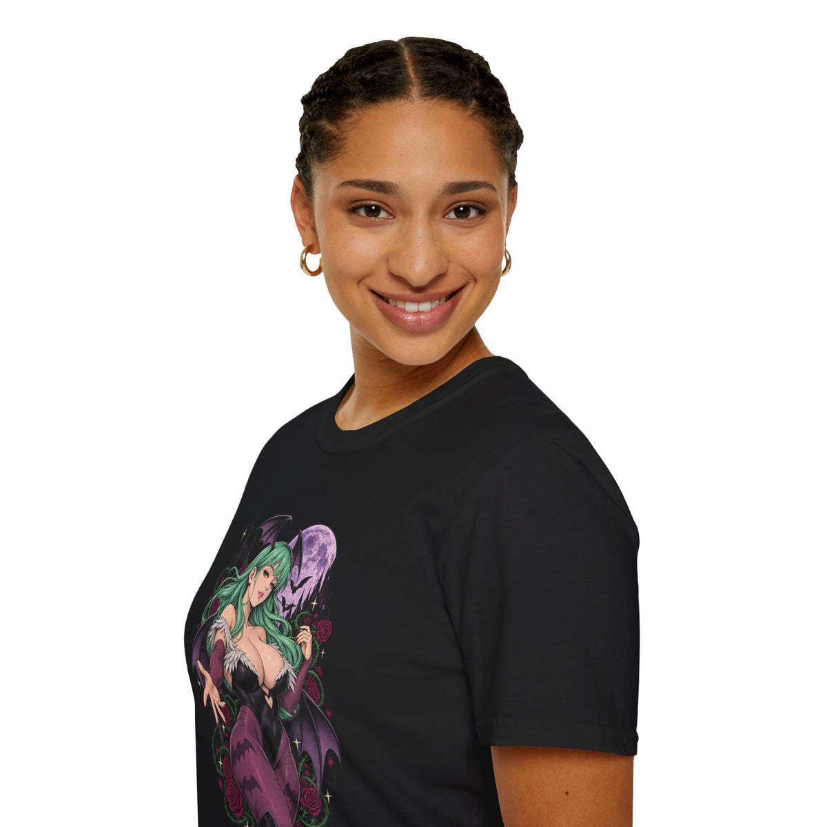 Morrigan | Sexy Succubus Pin Up Girl | Gothic Sorceress Halloween Gamer T-Shirt