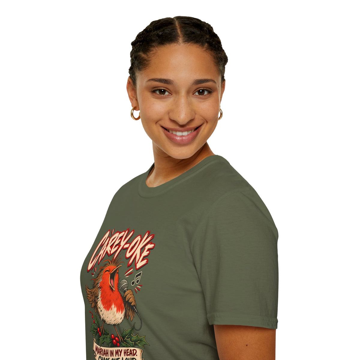 Robin 'Carey-oke' T-Shirt | Mariah in My Head Funny Holiday Tee