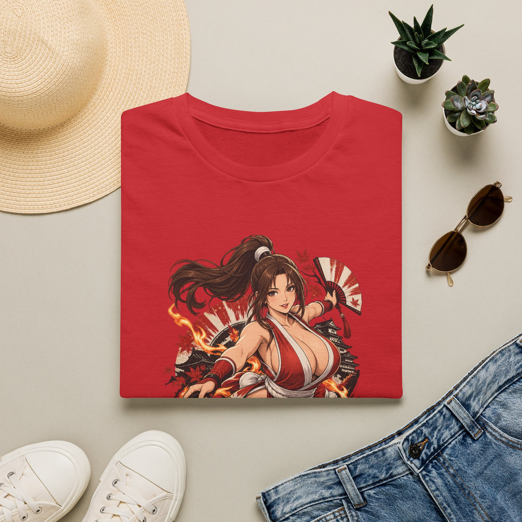 Mai Shiranui | Fatal Fury | Anime Style Pin up Girl Warrior T-Shirt