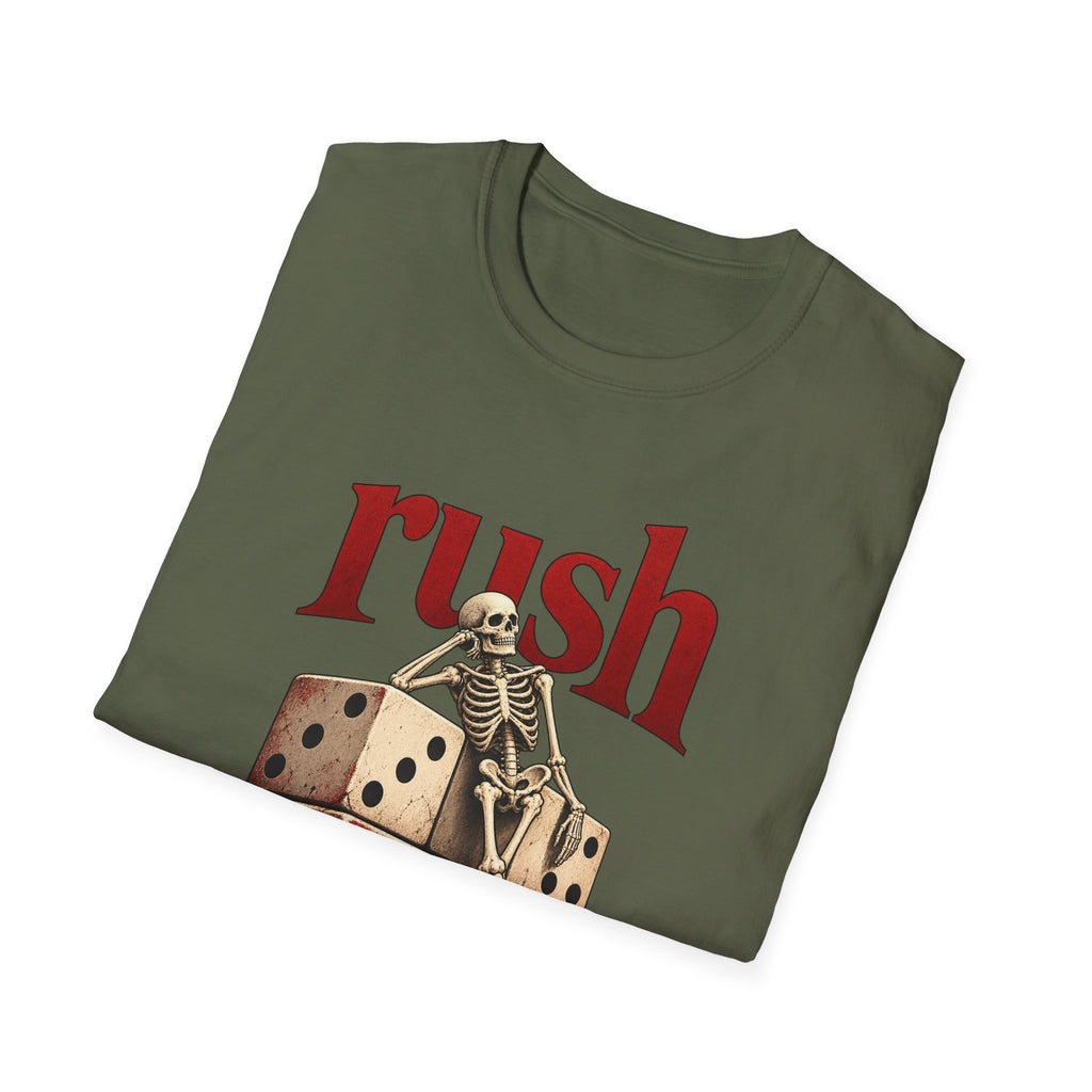 Rush | Roll the Bones | Dice Skeleton Prog Band T-Shirt