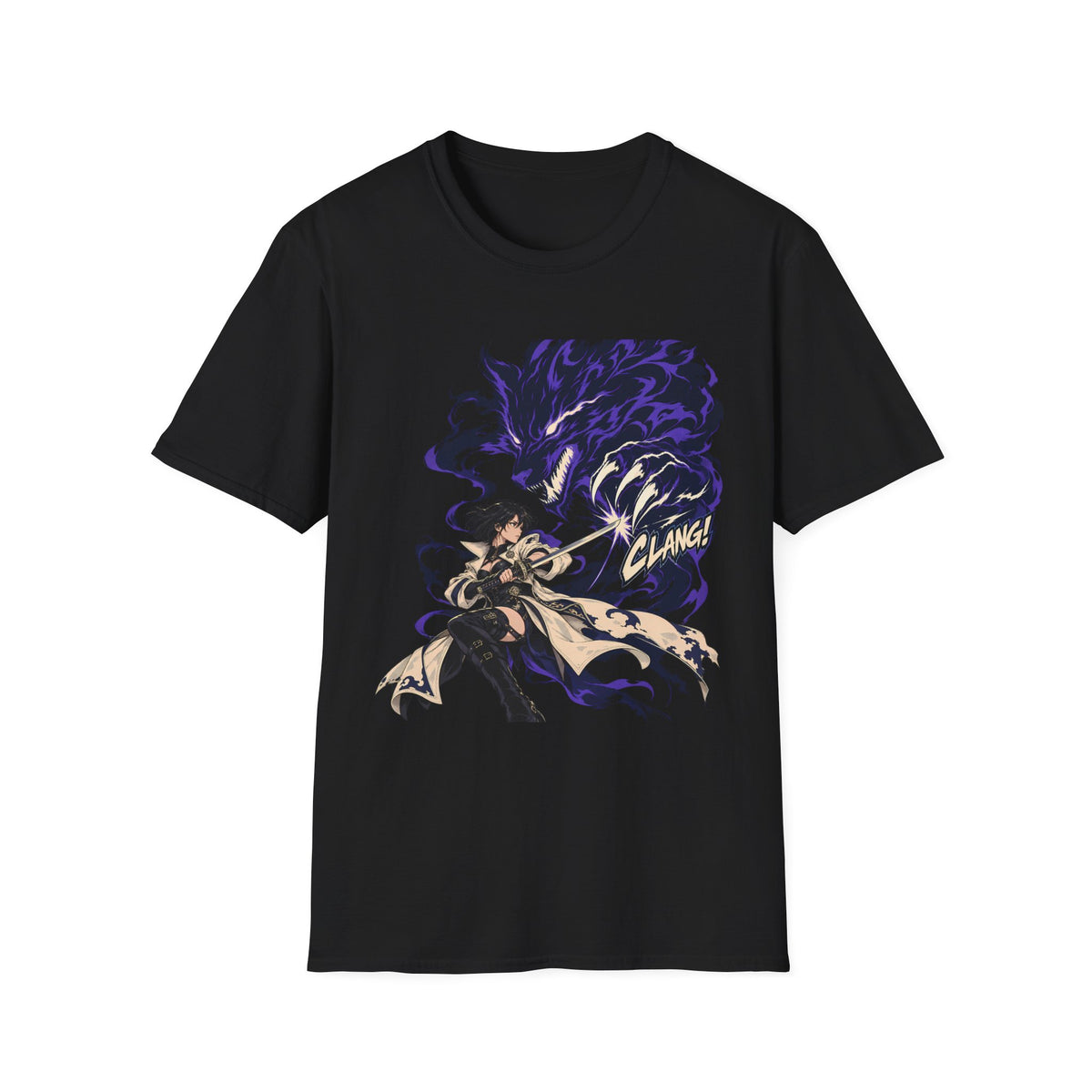 Wolf Demon | Samurai Demon Hunter | Japanese Anime T-Shirt