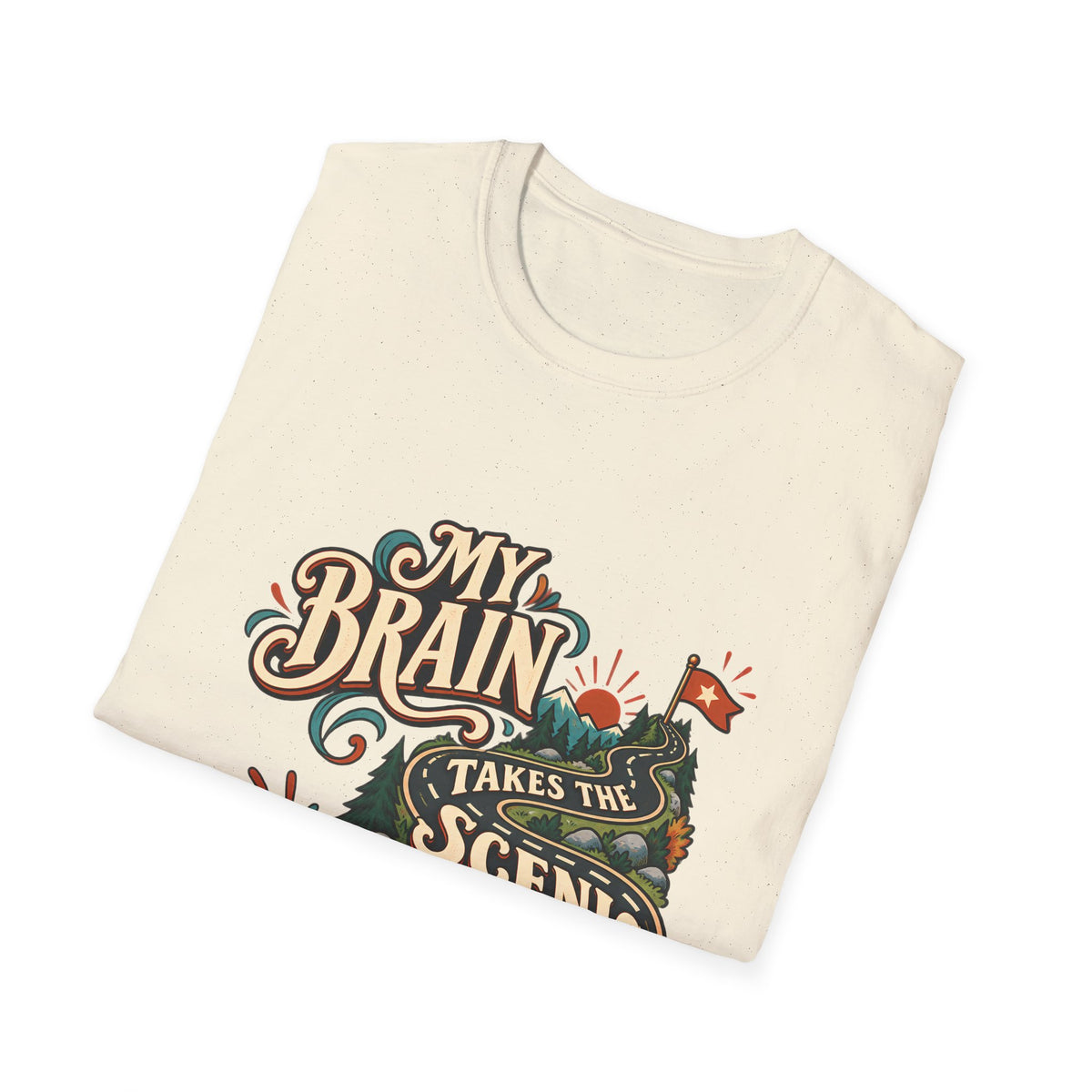 The Scenic Route | A Beautifully Different Mind | Neurodivergent Shirt