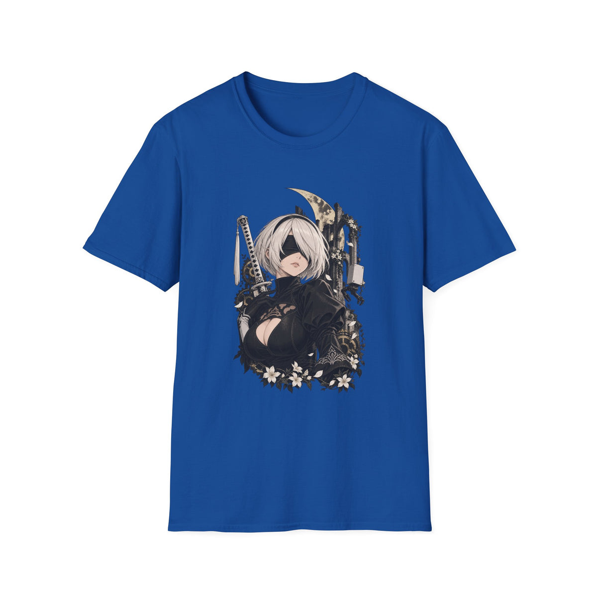 2B | Nier Automata | Anime Character Gothic T-Shirt